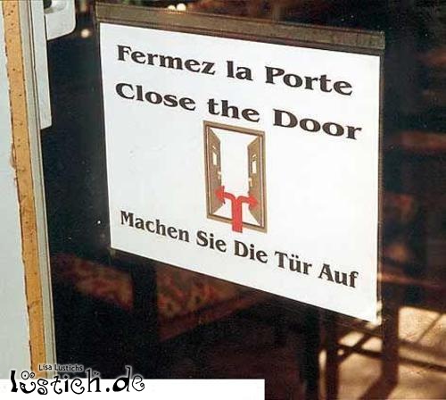 Tür auf Tür auf
