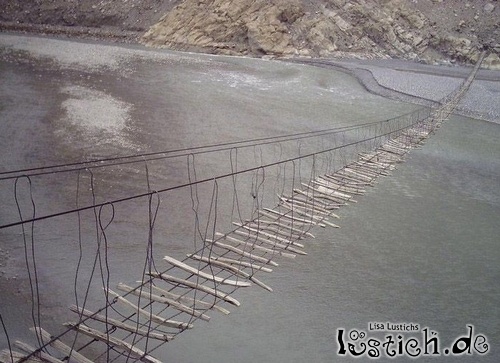 Gefahrlose Brücke
