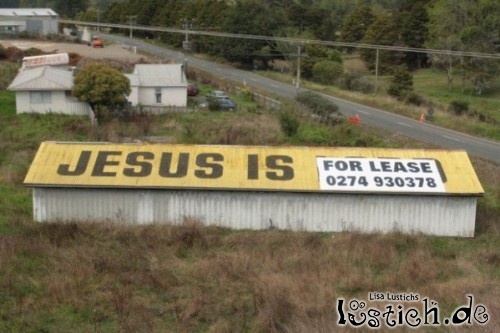 Jesus is for Lease Jesus is for Lease