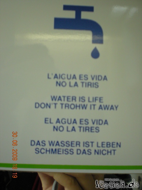 Wasser ist Leben