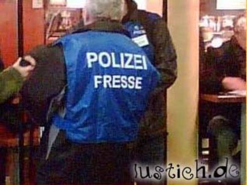 Polizei-Fresse
