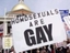 Homosexuelle sind Schwul