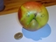 Apfel mit Gesicht