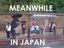 Japaner warten auf den Bus